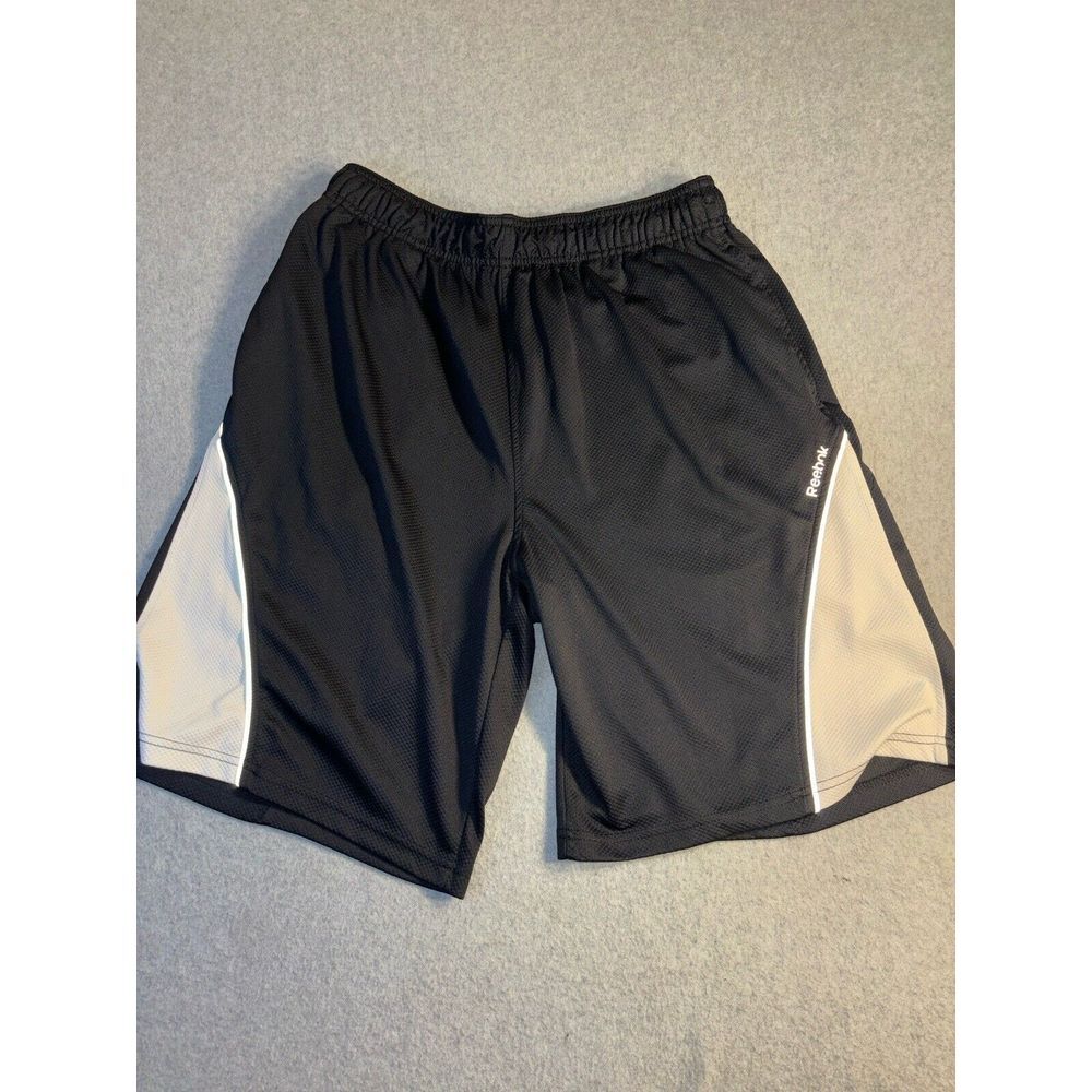 Reebok Men's Athletic Gym Basketball Training Shorts Black Large